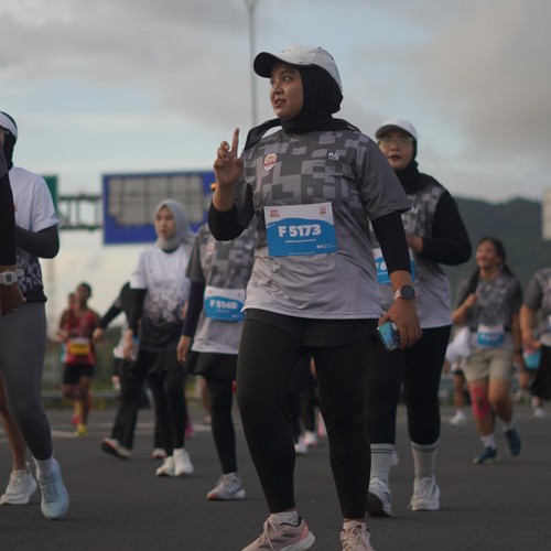 Race photo from KEDIRI HALF MARATHON 2026