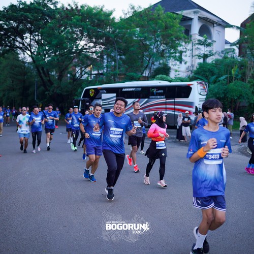 Race photo from BOGORUN 2026