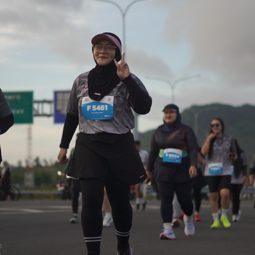 Race photo from KEDIRI HALF MARATHON 2026