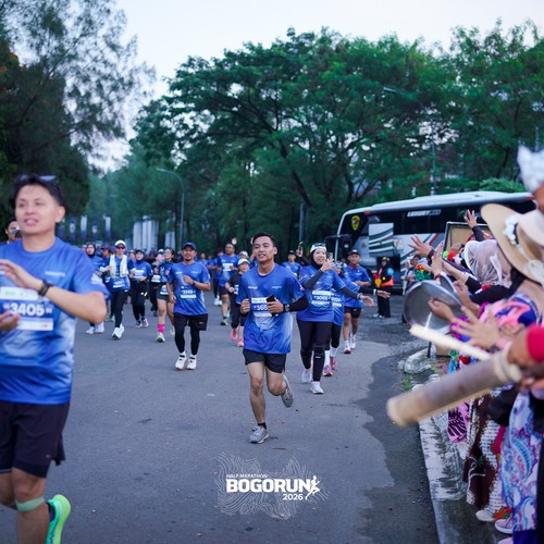 Race photo from BOGORUN 2026
