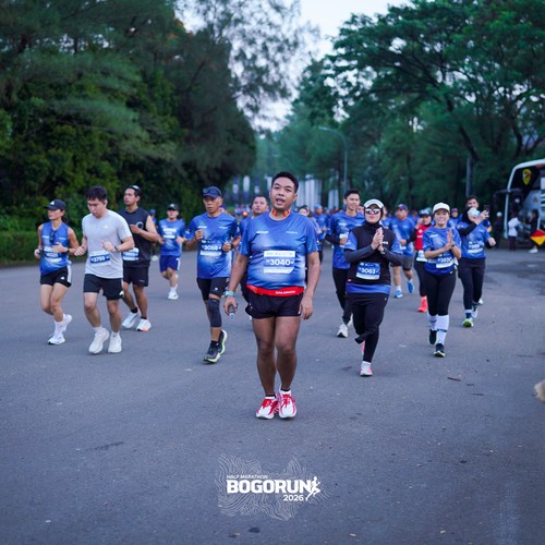Race photo from BOGORUN 2026