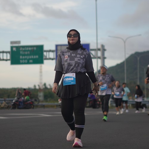 Race photo from KEDIRI HALF MARATHON 2026