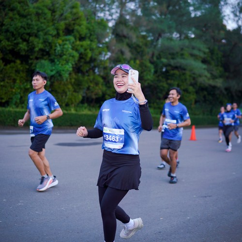 Race photo from BOGORUN 2026