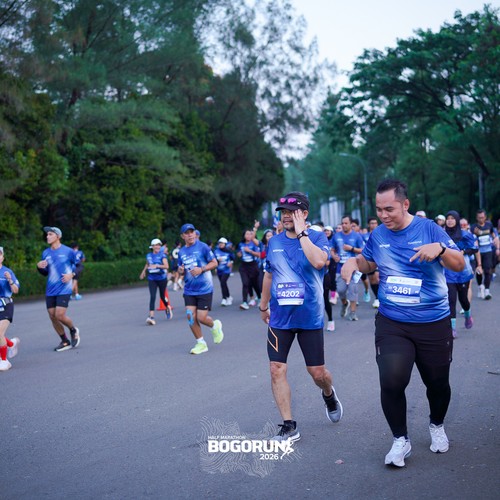 Race photo from BOGORUN 2026