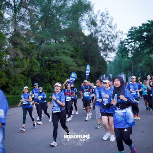 Race photo from BOGORUN 2026