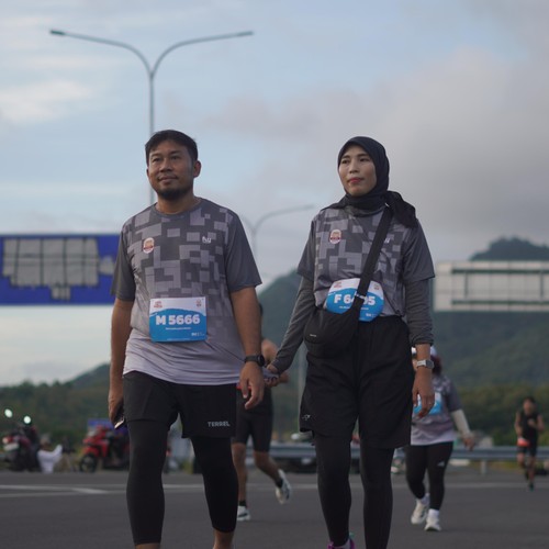 Race photo from KEDIRI HALF MARATHON 2026