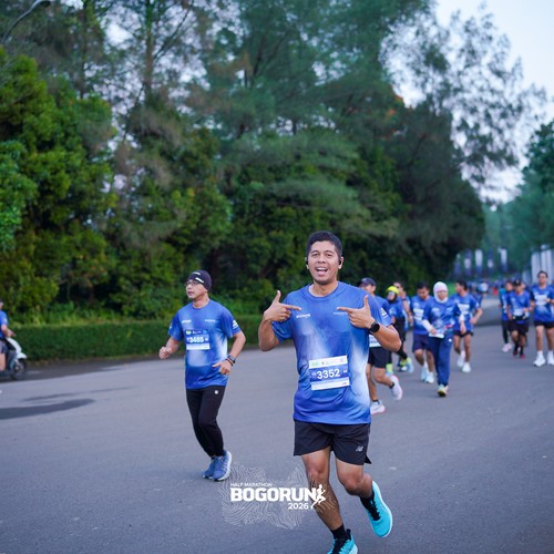 Race photo from BOGORUN 2026