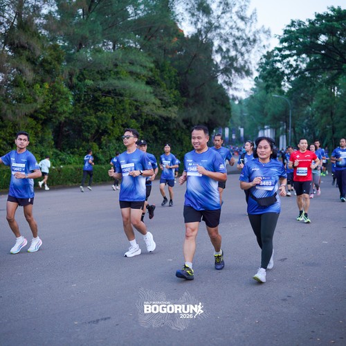 Race photo from BOGORUN 2026