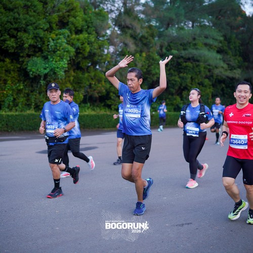 Race photo from BOGORUN 2026