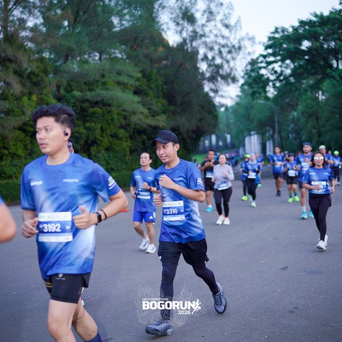 Race photo from BOGORUN 2026