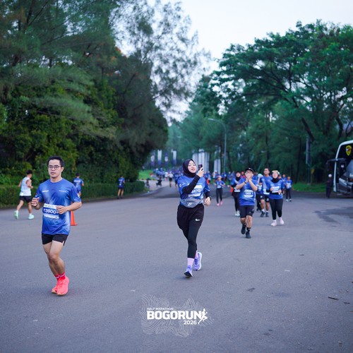 Race photo from BOGORUN 2026