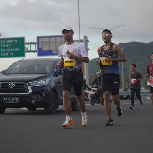 Race photo from KEDIRI HALF MARATHON 2026