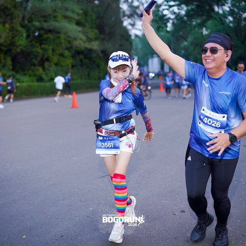 Race photo from BOGORUN 2026