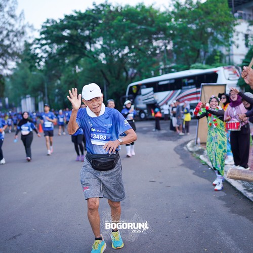 Race photo from BOGORUN 2026
