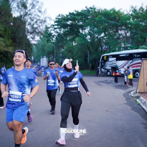 Race photo from BOGORUN 2026