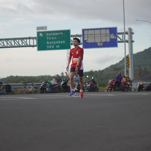 Race photo from KEDIRI HALF MARATHON 2026