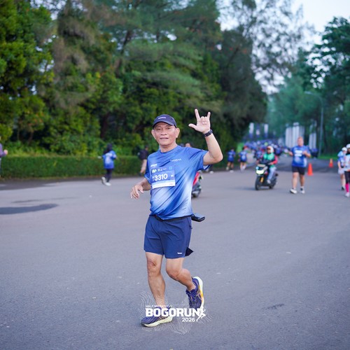 Race photo from BOGORUN 2026