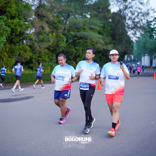 Race photo from BOGORUN 2026