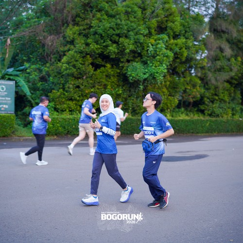 Race photo from BOGORUN 2026