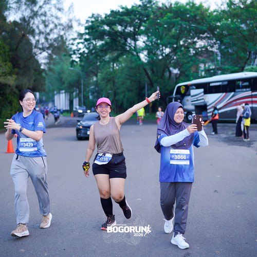 Race photo from BOGORUN 2026
