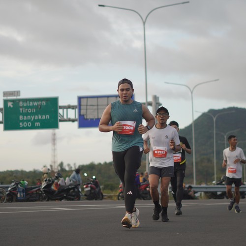 Race photo from KEDIRI HALF MARATHON 2026