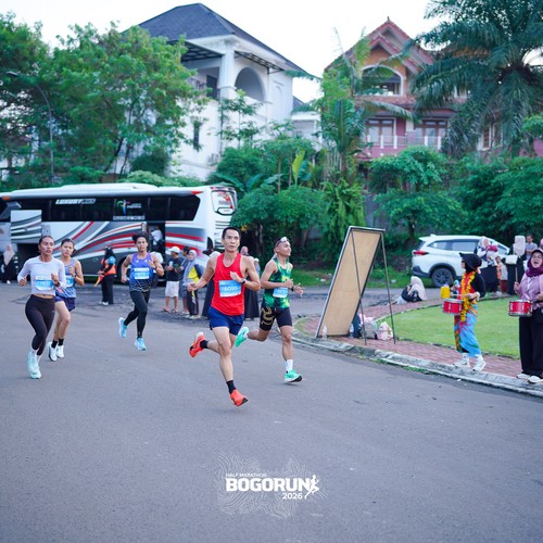 Race photo from BOGORUN 2026