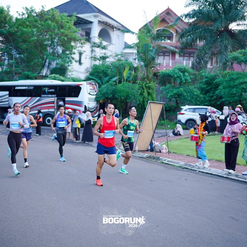 Race photo from BOGORUN 2026