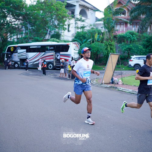 Race photo from BOGORUN 2026