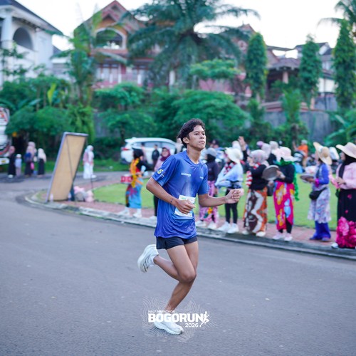 Race photo from BOGORUN 2026
