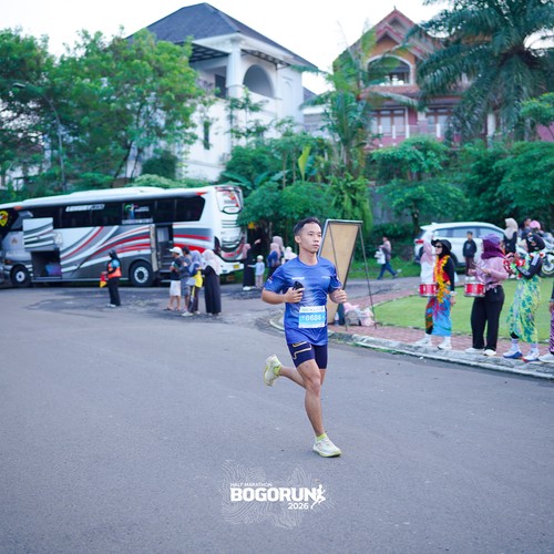 Race photo from BOGORUN 2026