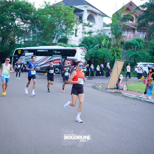 Race photo from BOGORUN 2026