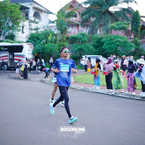 Race photo from BOGORUN 2026