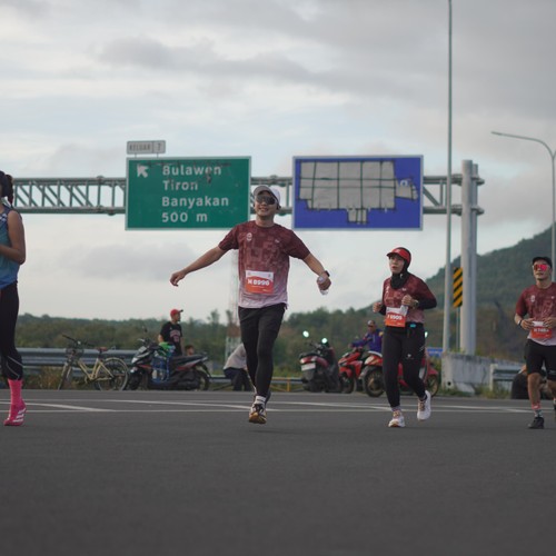Race photo from KEDIRI HALF MARATHON 2026