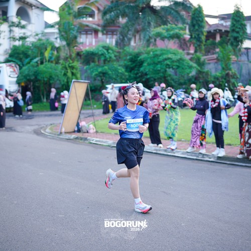 Race photo from BOGORUN 2026