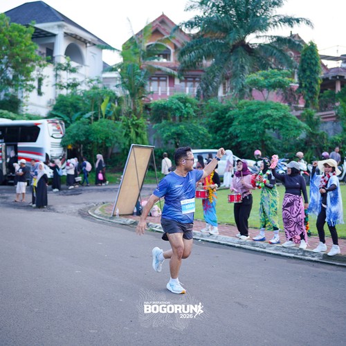 Race photo from BOGORUN 2026