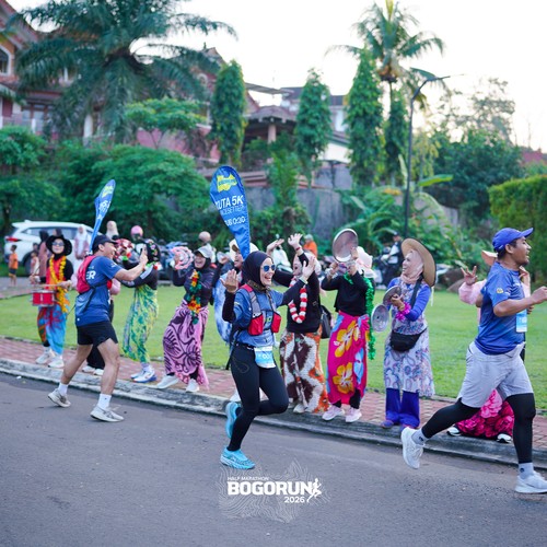 Race photo from BOGORUN 2026