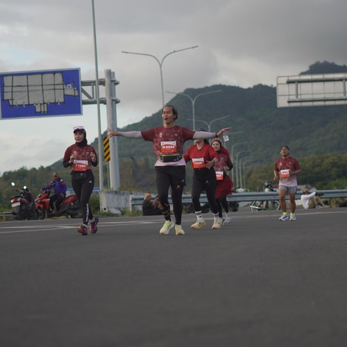 Race photo from KEDIRI HALF MARATHON 2026