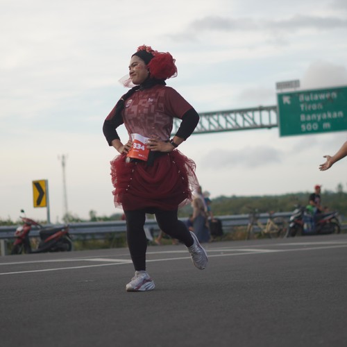 Race photo from KEDIRI HALF MARATHON 2026