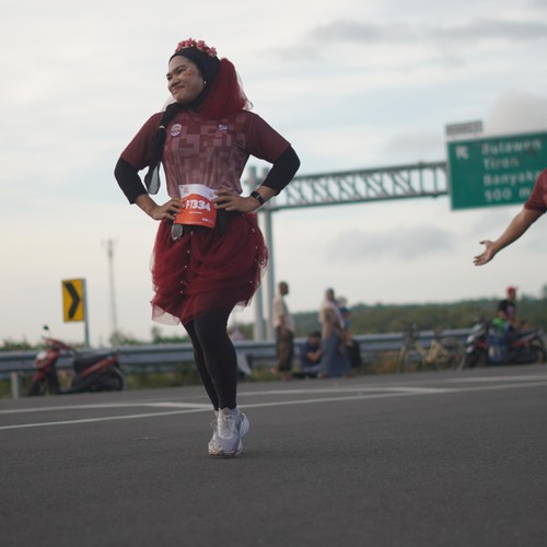 Race photo from KEDIRI HALF MARATHON 2026