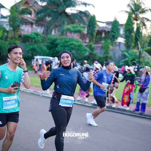 Race photo from BOGORUN 2026