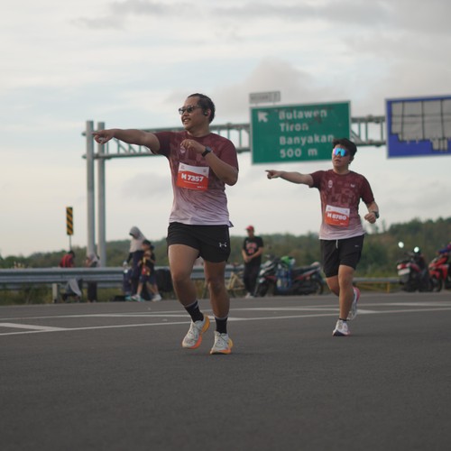 Race photo from KEDIRI HALF MARATHON 2026