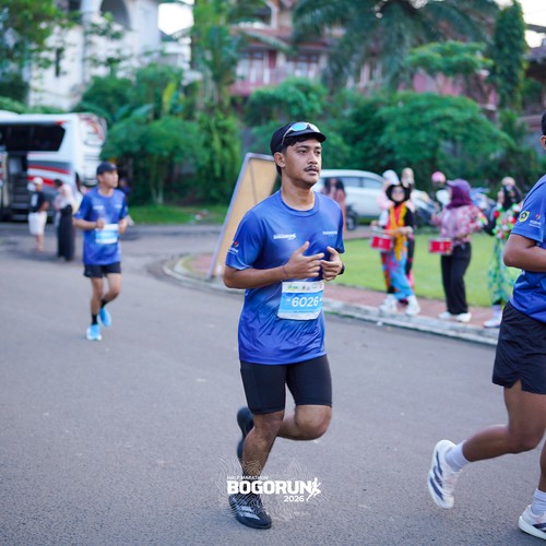 Race photo from BOGORUN 2026
