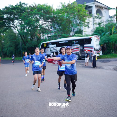 Race photo from BOGORUN 2026