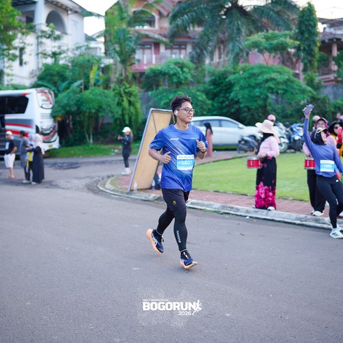 Race photo from BOGORUN 2026