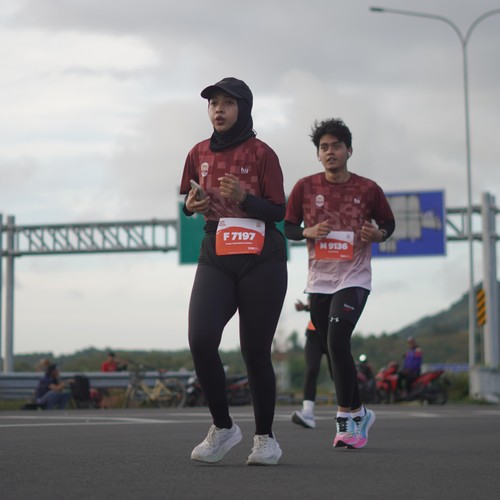 Race photo from KEDIRI HALF MARATHON 2026