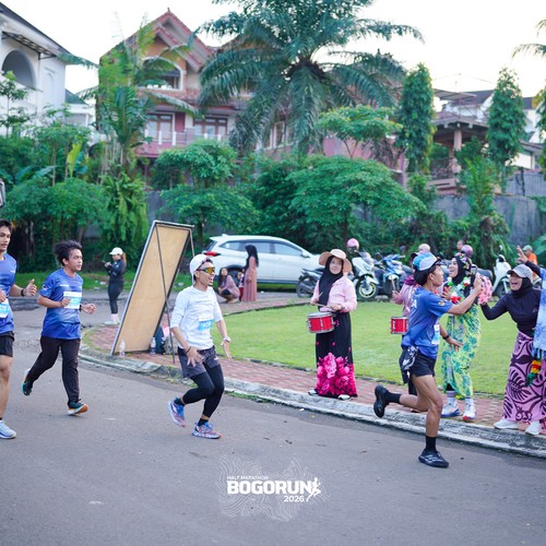 Race photo from BOGORUN 2026