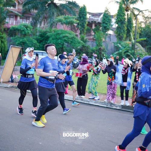Race photo from BOGORUN 2026