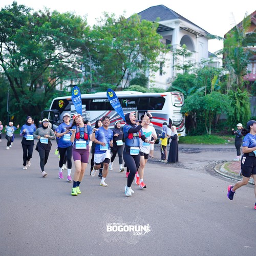 Race photo from BOGORUN 2026