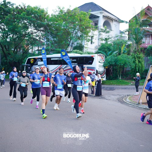 Race photo from BOGORUN 2026