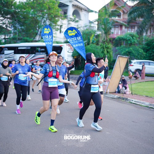 Race photo from BOGORUN 2026